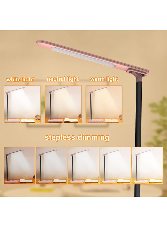 Dimmable Folding Eye Protecting Desk Light Reading Lamp White