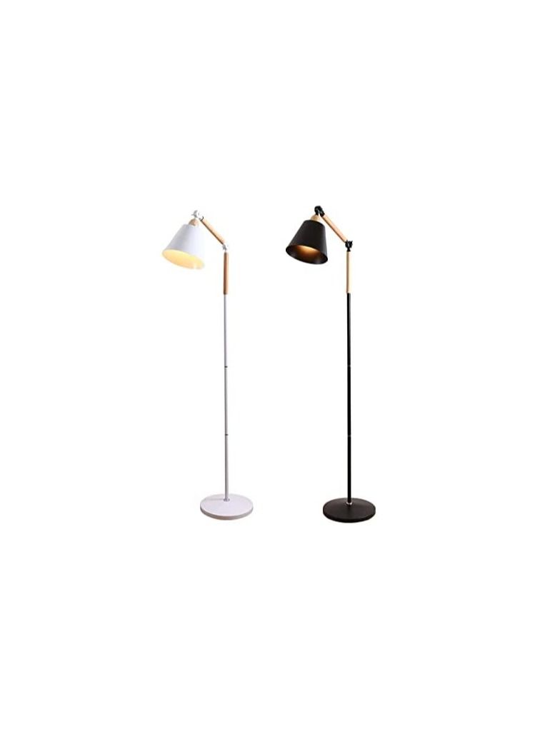 Nordic Wooden Floor Lamp By Daamudi - Black