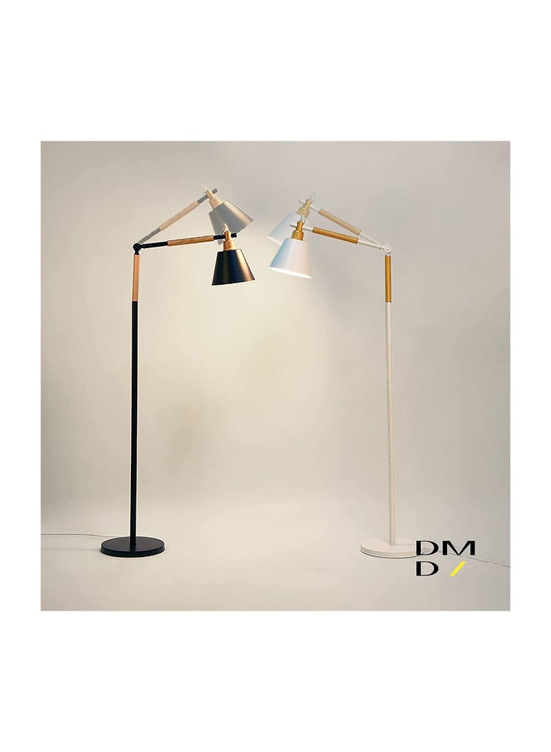 Nordic Wooden Floor Lamp By Daamudi - Black