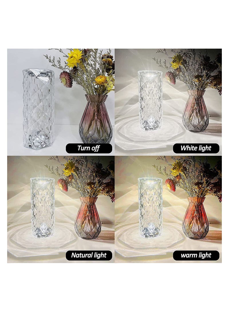 USB Rechargeable Table Touch And Remote Control Crystal Lamp