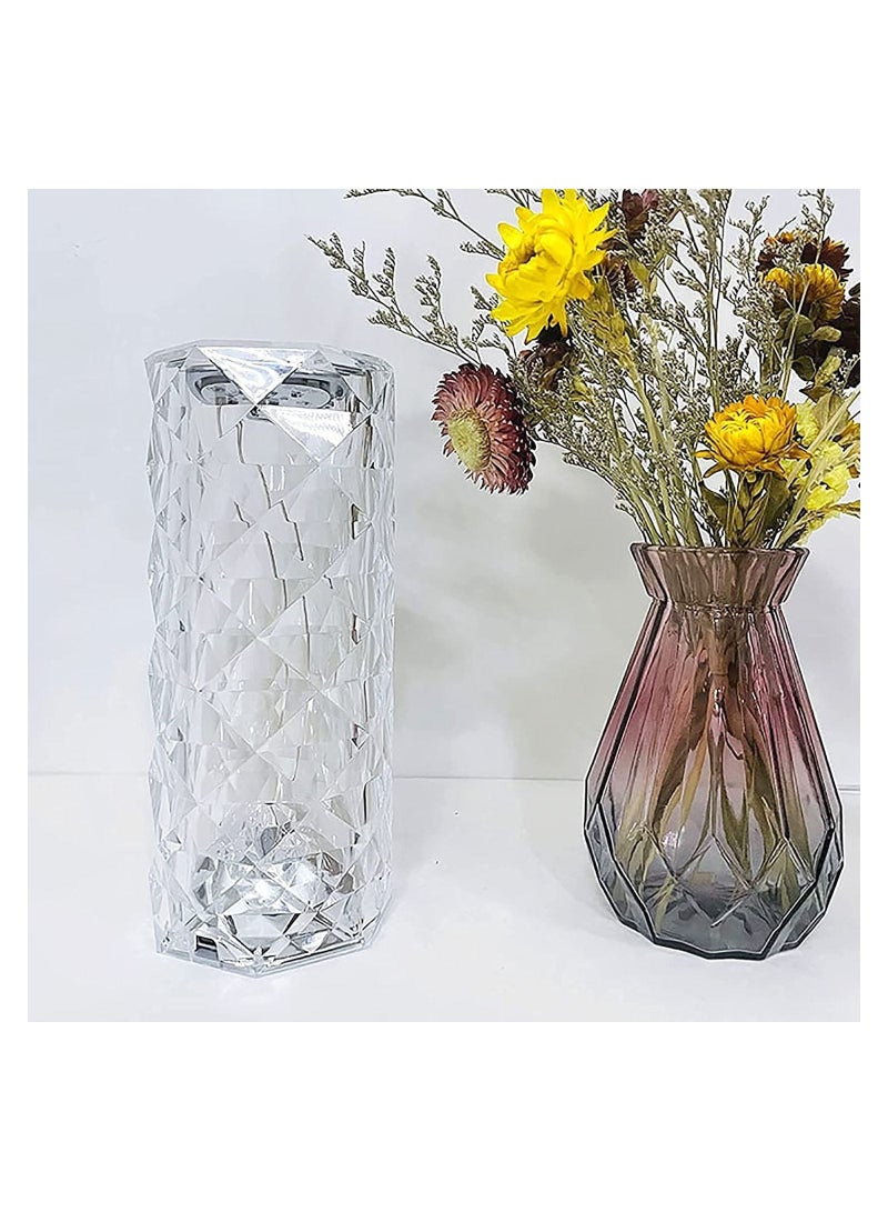 USB Rechargeable Table Touch And Remote Control Crystal Lamp