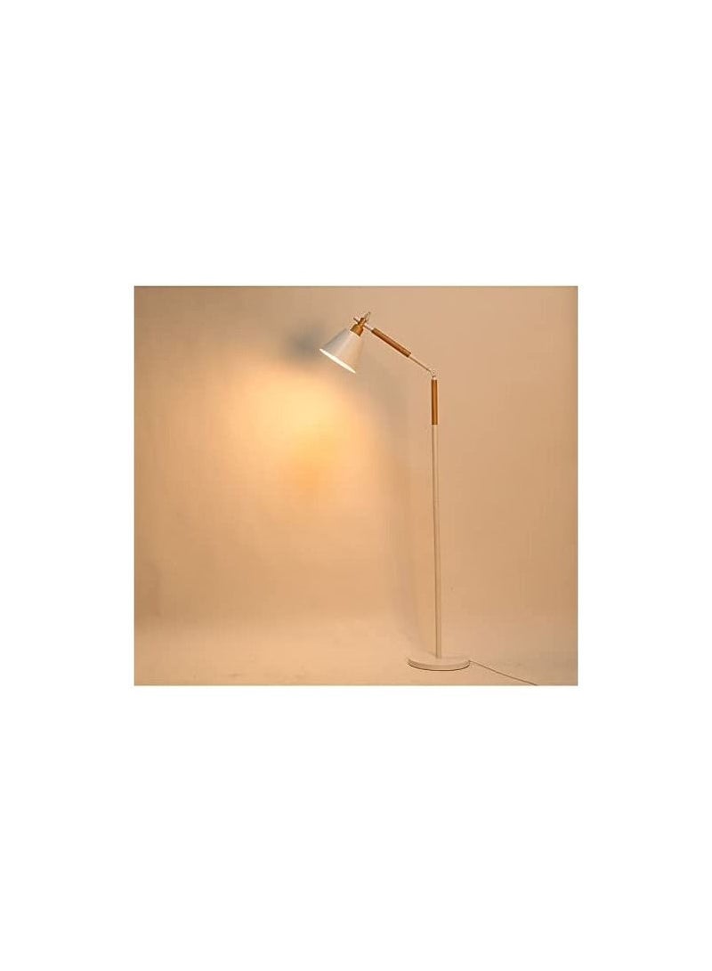 Nordic Wooden Floor Lamp By Daamudi - White