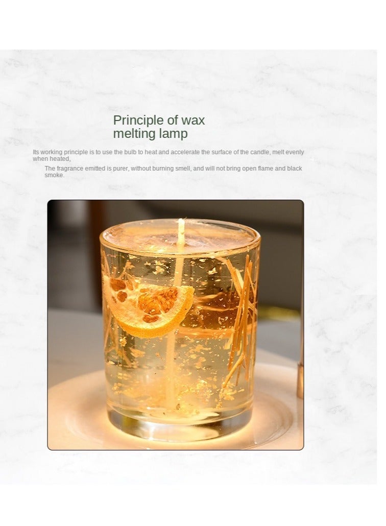 Mini Simple Wax Melting Lamp Creative Aromatherapy Lamp Candle Aromatherapy Lamp Warming Lamp Candle Melting Lamp Nordic Lamp Incense Expanding Lamp