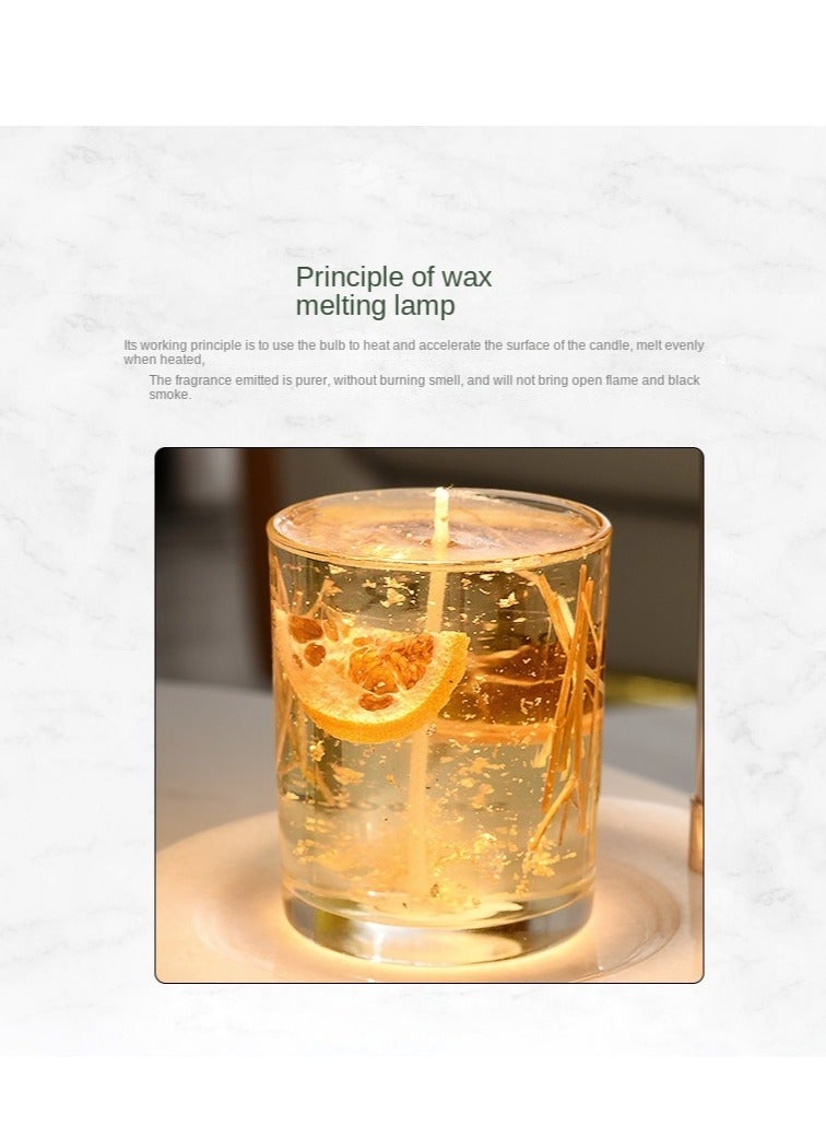 Mini Simple Wax Melting Lamp Creative Aromatherapy Lamp Candle Aromatherapy Lamp Warming Lamp Candle Melting Lamp Nordic Lamp Incense Expanding Lamp