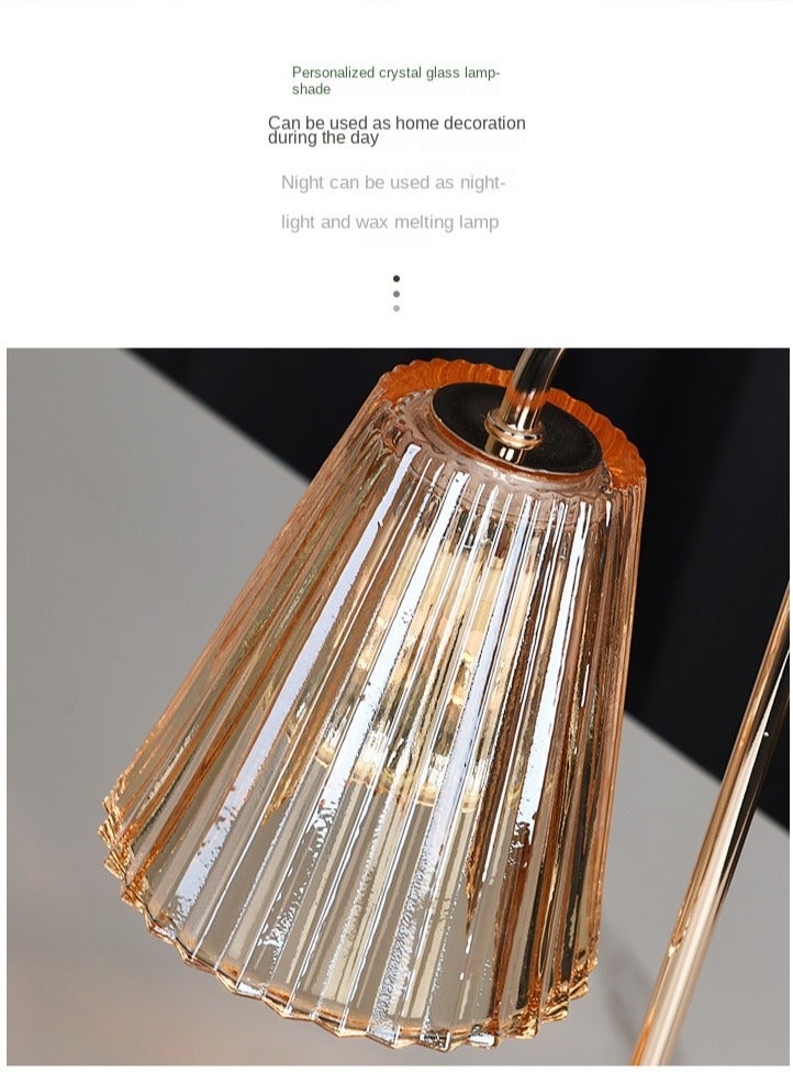 Mini Simple Wax Melting Lamp Creative Aromatherapy Lamp Candle Aromatherapy Lamp Warming Lamp Candle Melting Lamp Nordic Lamp Incense Expanding Lamp