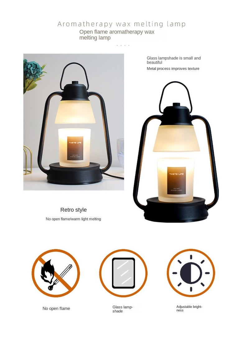 Simple Wax Melting Lamp Creative Aromatherapy Lamp Candle Aromatherapy Lamp Warming Lamp Candle Melting Lamp Nordic Lamp Incense Expanding Lamp