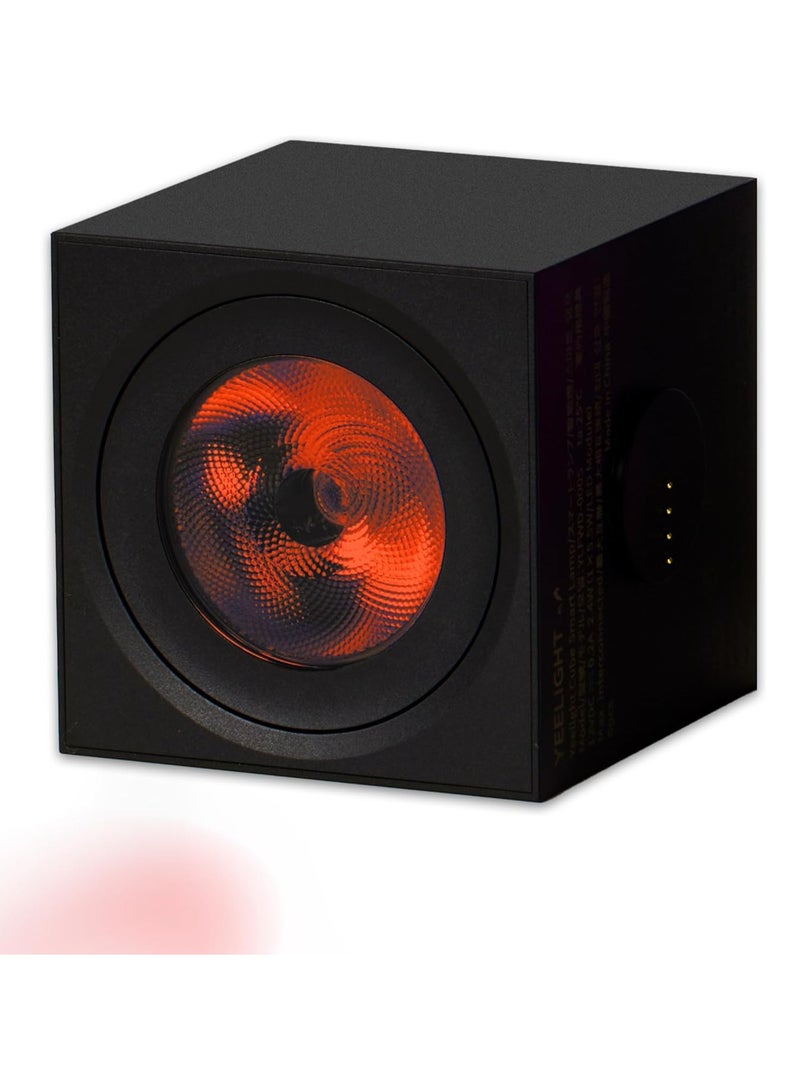 YEELIGHT Spot Light Extension for Cube Smart Lamp, 16 Million Colors Option, RGBIC Individual Addressable, Dynamic Lighting, Music Flow, WiFi Connected, APP Control, for Bedroom, Living Room