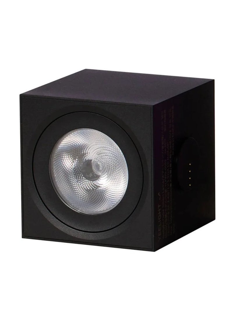 YEELIGHT Spot Light Extension for Cube Smart Lamp, 16 Million Colors Option, RGBIC Individual Addressable, Dynamic Lighting, Music Flow, WiFi Connected, APP Control, for Bedroom, Living Room