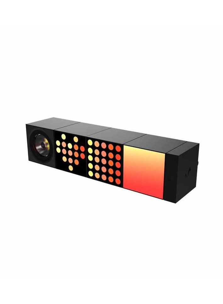 YEELIGHT Spot Light Extension for Cube Smart Lamp, 16 Million Colors Option, RGBIC Individual Addressable, Dynamic Lighting, Music Flow, WiFi Connected, APP Control, for Bedroom, Living Room