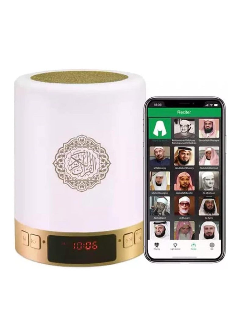 Muslim Bluetooth Quran Speaker Lamp Time Display Azan Clock Islamic Gift Set Muslim Speaker