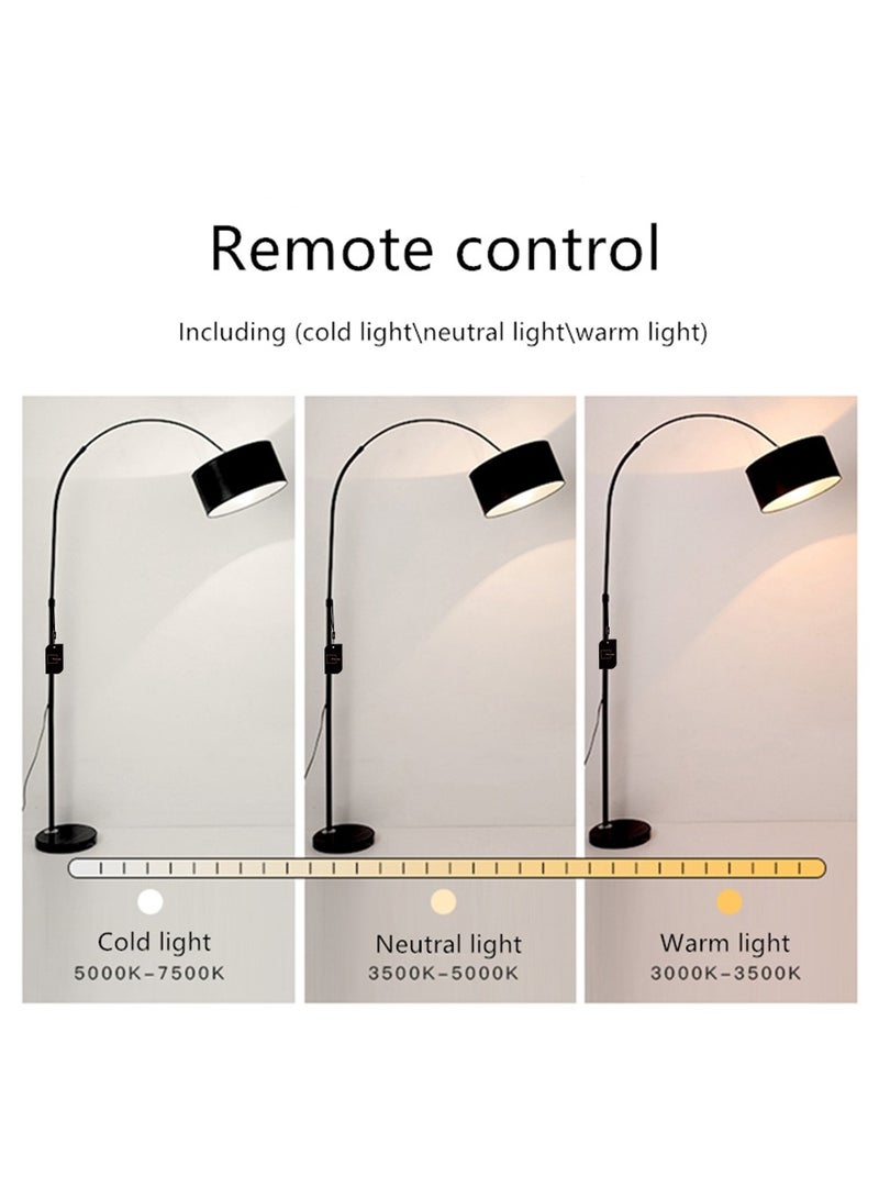 Nordic Simple Eye Protection Vertical Light Combination Warm Light 110-240V Black 26x70x185cm