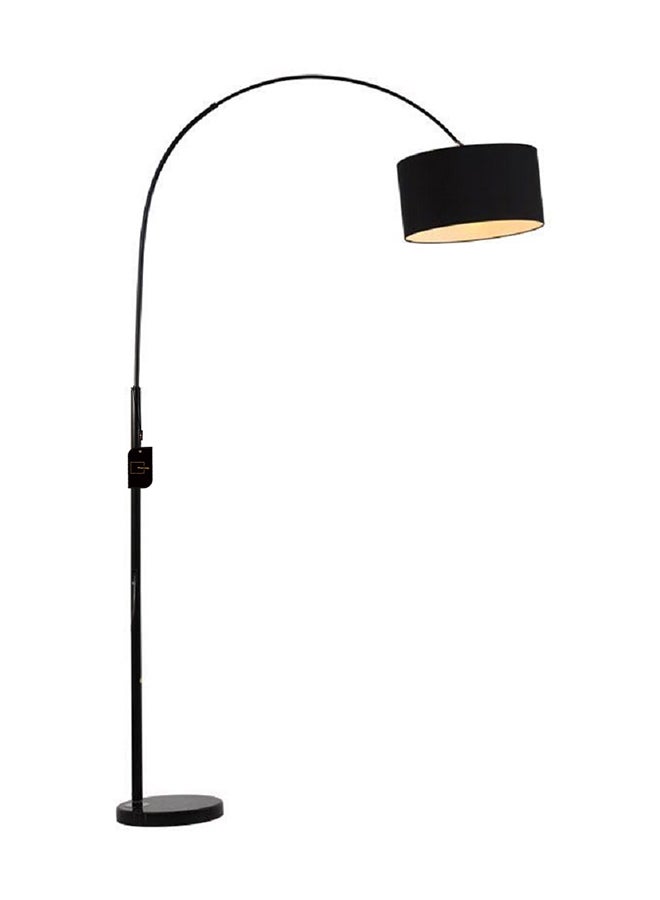 Sharpdo Floor Lamps for Living Room with Adjustable Hanging Drum Shade for Reading Lamp for Bedroom Office Combination Black 26x70x185cm