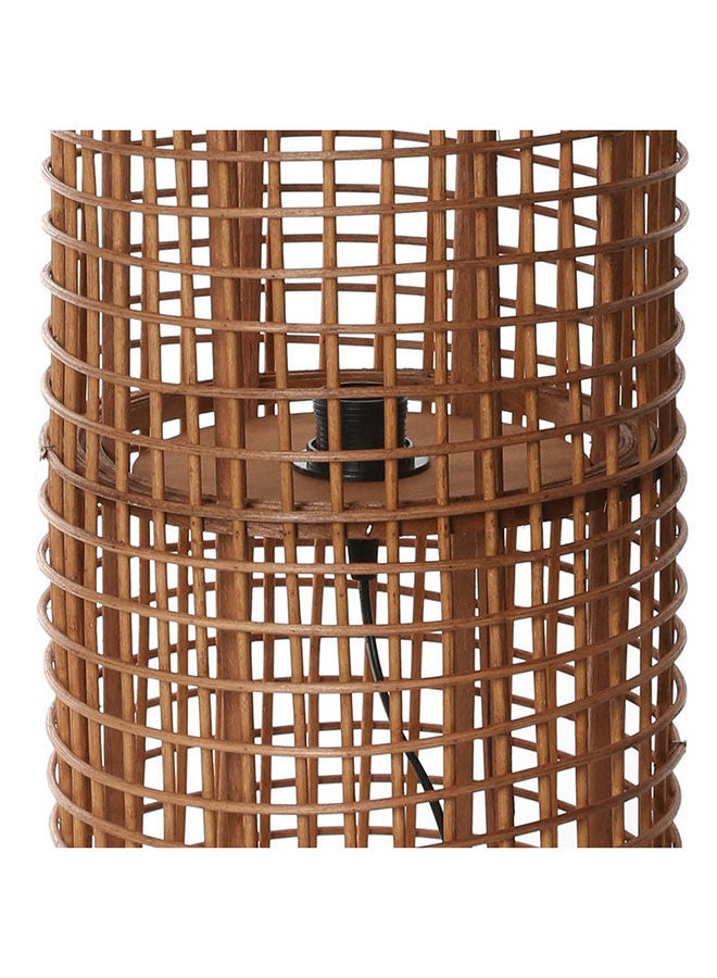 Mona Medium Rattan Lamp Brown