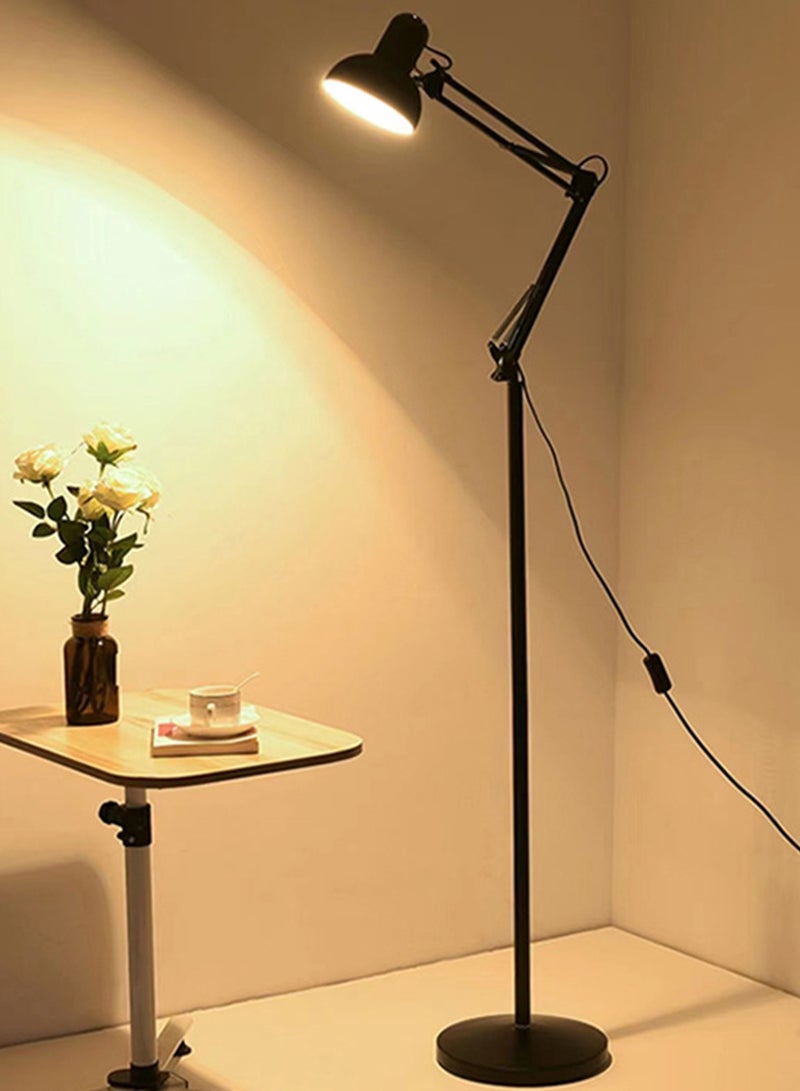 Creative Modern Flexible LED Atmosphere Standing Floor Lamp Multi-Angle Adjustable With Rotatable Black