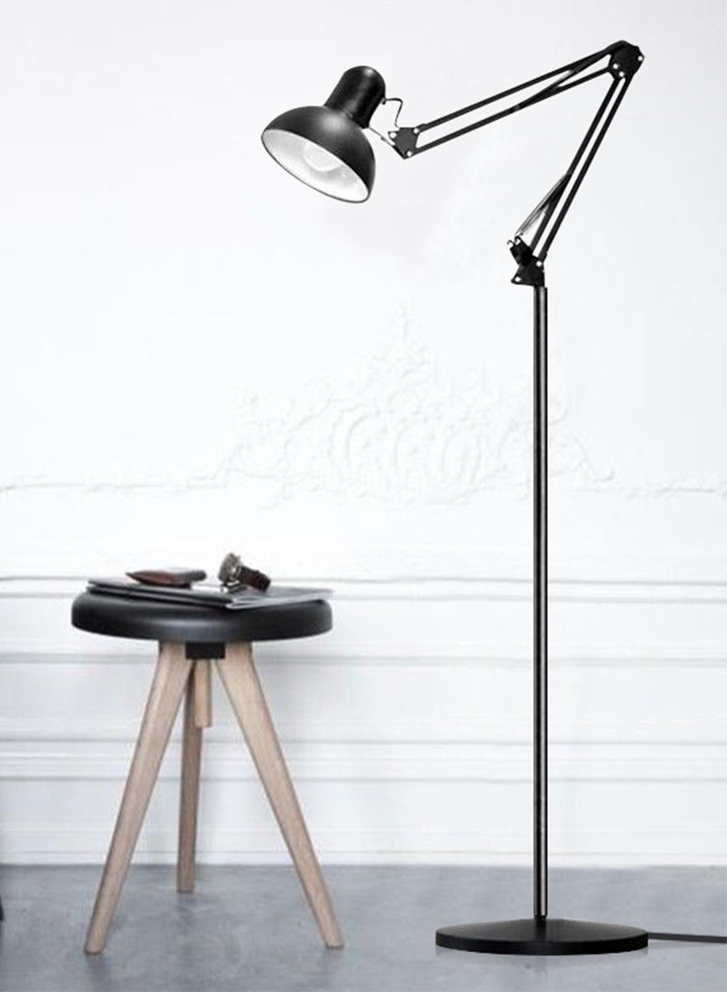 Creative Modern Flexible LED Atmosphere Standing Floor Lamp Multi-Angle Adjustable With Rotatable Black