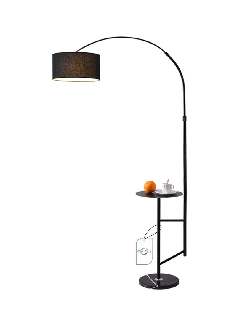 With Shelf Nordic Modern Iron Atmosphere Standing Floor Lamp LED Three-Tone Lighting With Coffee Tray