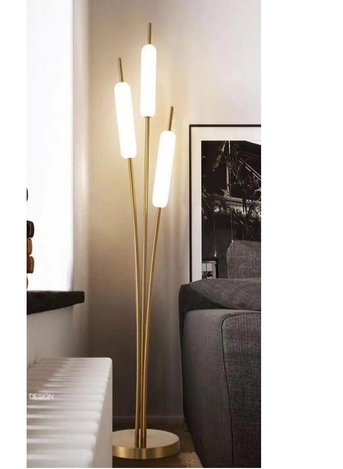 Module Floor Lamp with Metal Glass Cover and Lights Modern and Stylish Home Decor Lighting