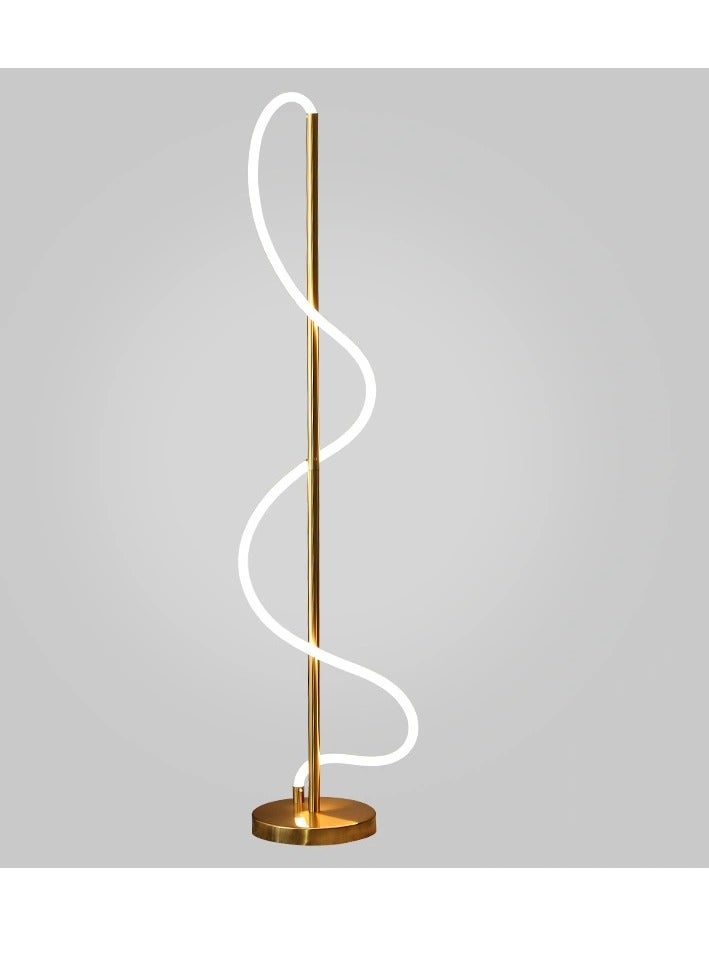 Wooden Twist Extremely Modern Simple Creative Line Floor Lamp