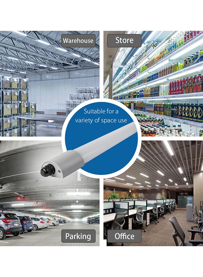 LED Batten Light Silver