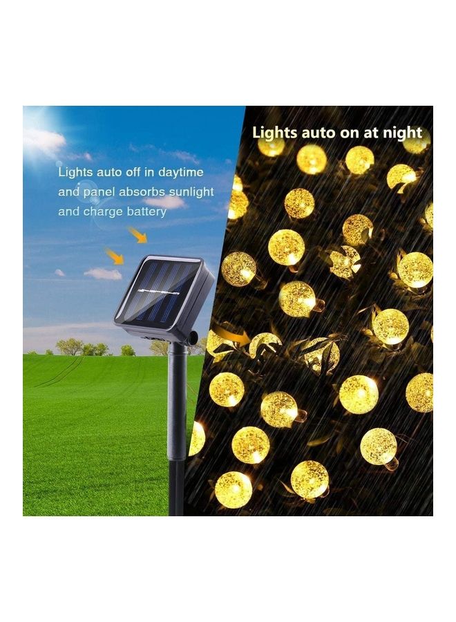 30-LED Solar String Decor Light Yellow