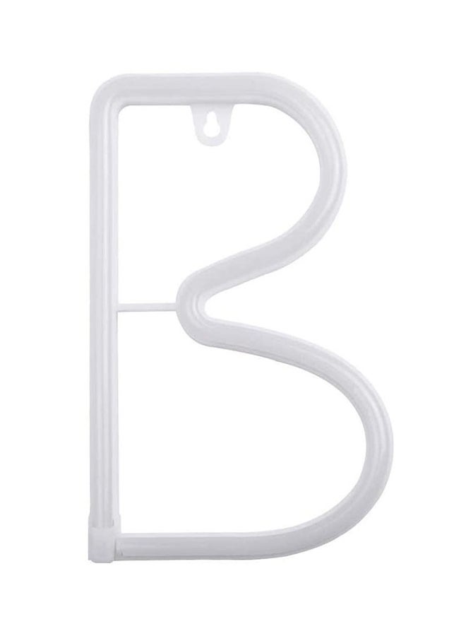 Neon Flex B Letter LED Light Red 30x18cm