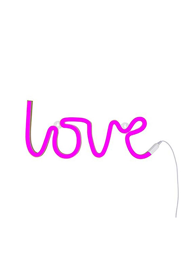 Love Sign Neon LED Light Purple 35 x 13cm