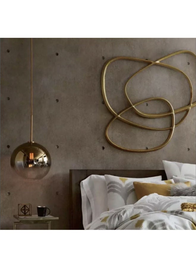 Contemporary Pendant Lamp Golden