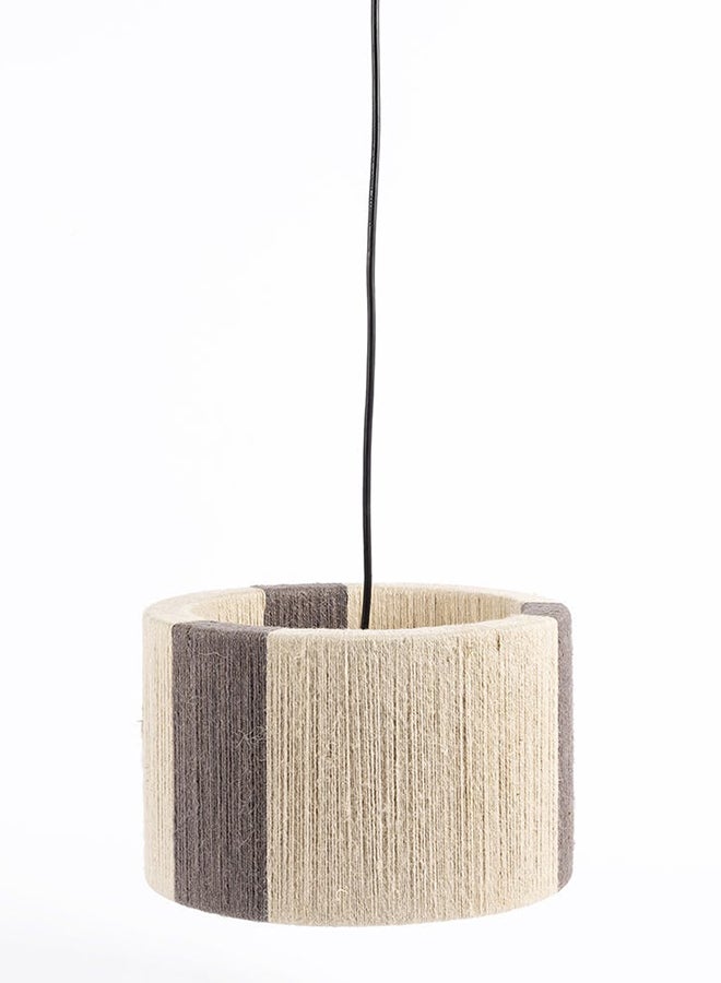 Jose String Hanging Lamp, Beige & Grey - 31X20 cm