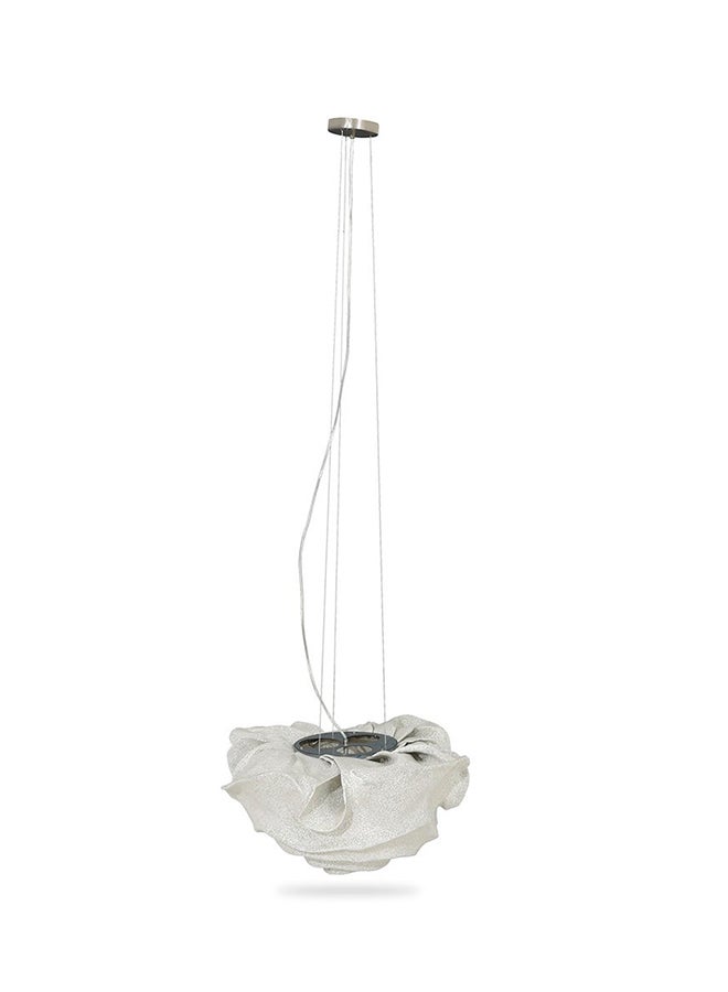 Leco Ceiling Lamp, White - 40X22 cm