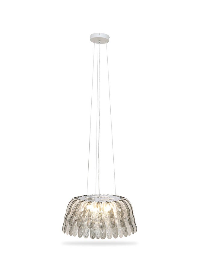 Nimu Ceiling Lamp, Smoke & Clear - 60X38 cm