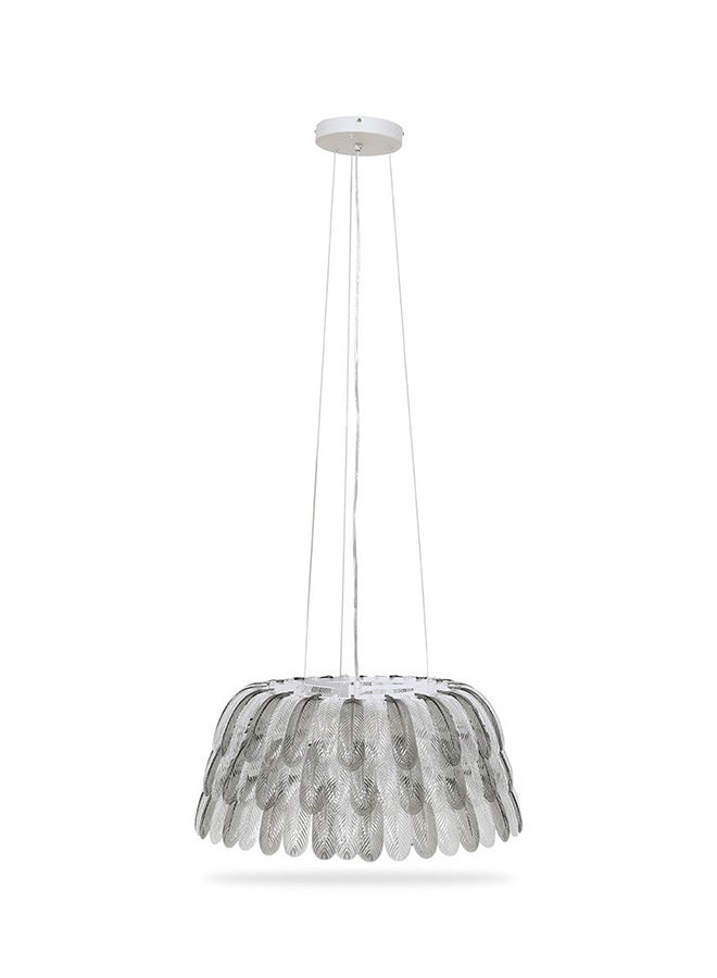 Nimu Ceiling Lamp, Smoke & Clear - 60X38 cm