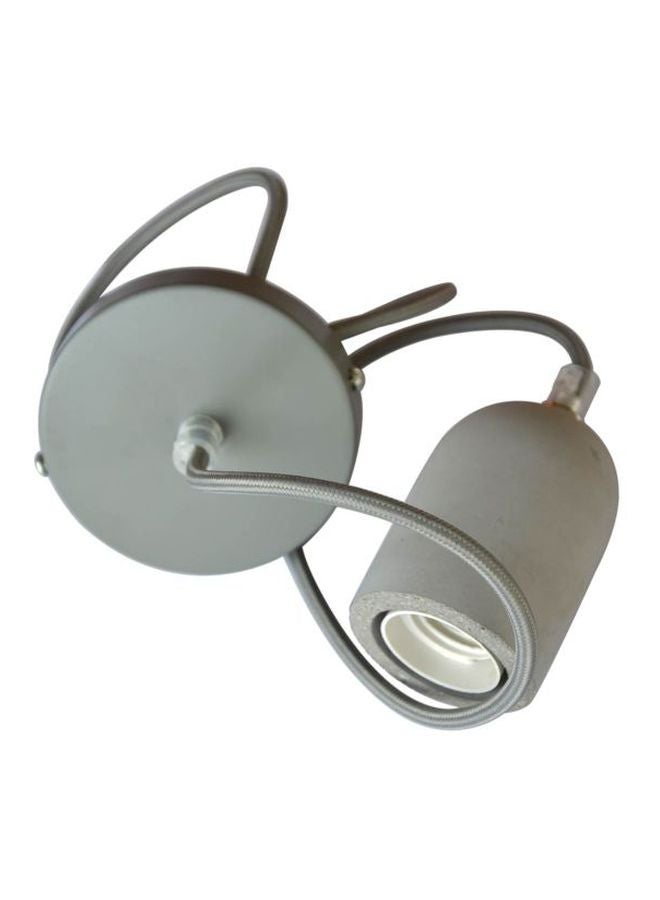 Pendant Retro Style Hanging Light Dark Grey 115cm