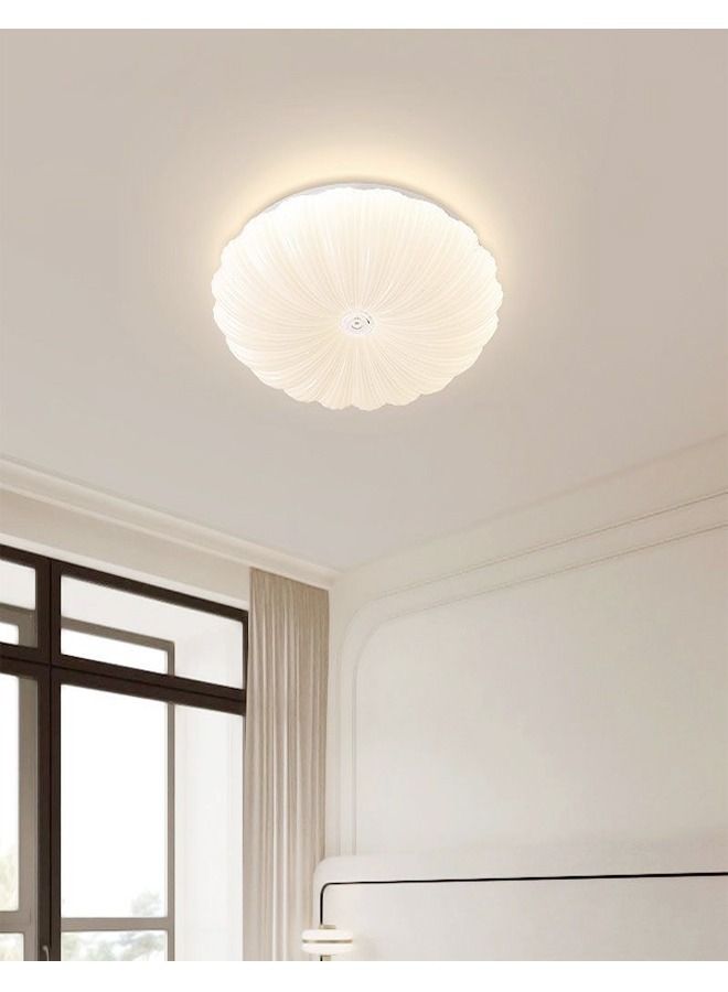 Modern Shell Shape LED Acrylic Ceiling Remote Control Adjustable Dimming Light Lamp