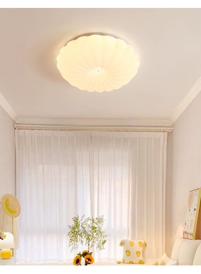 Modern Shell Shape LED Acrylic Ceiling Remote Control Adjustable Dimming Light Lamp