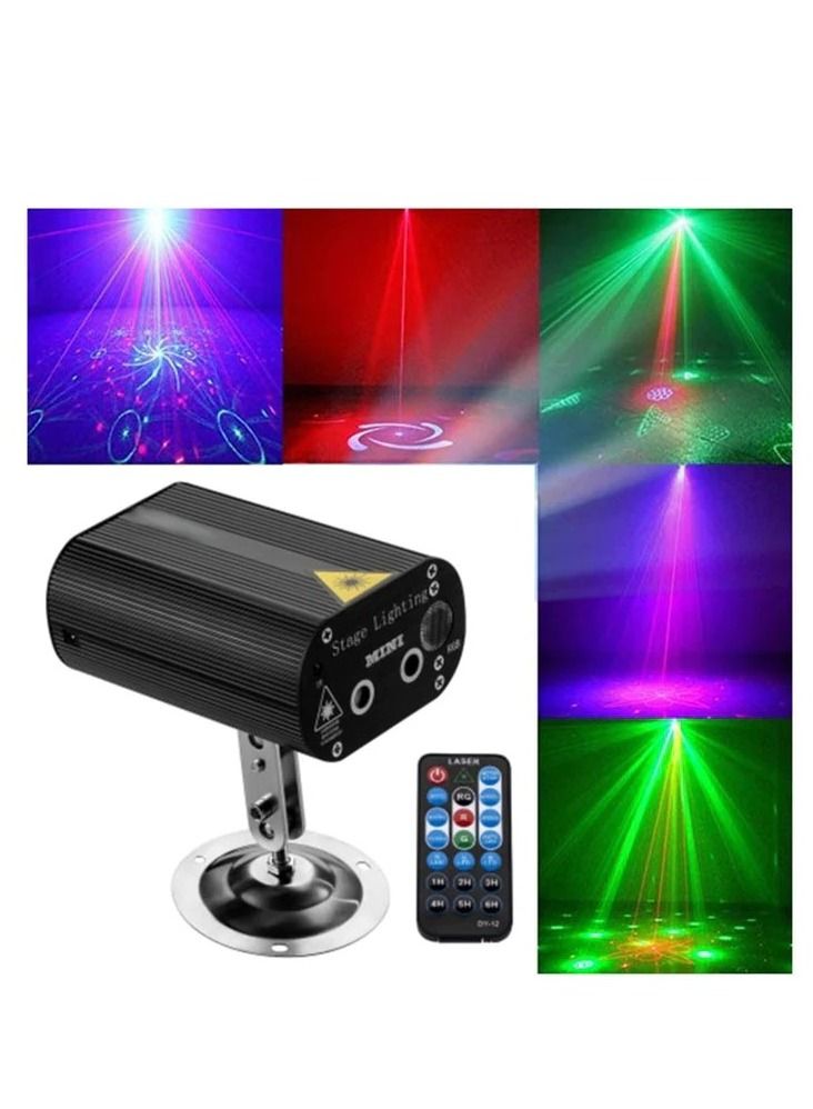 Mini Party Laser Light Dancing Spotlights with Remote Control