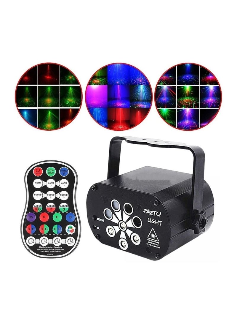 Party Stage Laser Light Dancing Spotlights Colorful Lights with Remote Control