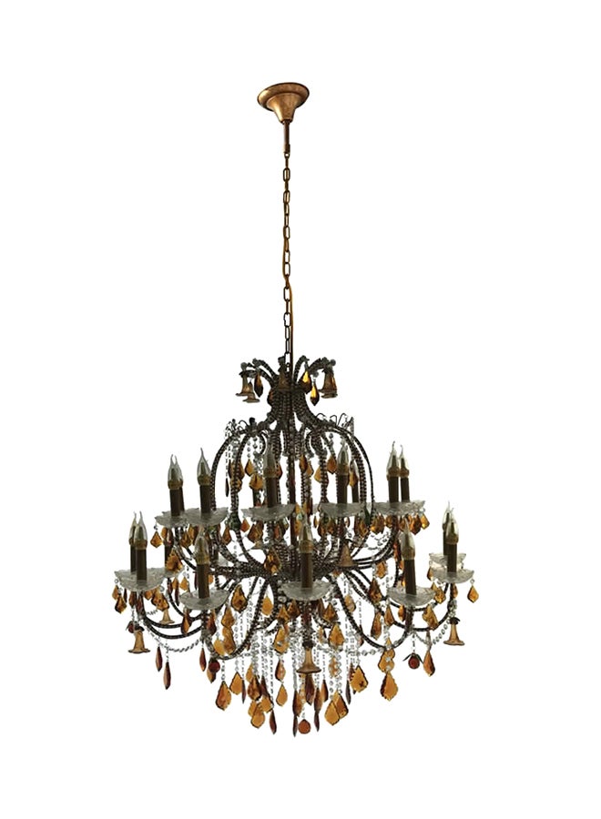 Crystal Chandelier Brown/Clear