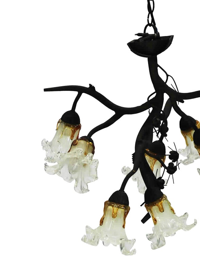 Chandelier Brown/White 50x60cm