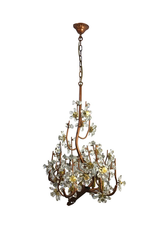 Chandelier Bronze/White/Gold 50x80cm