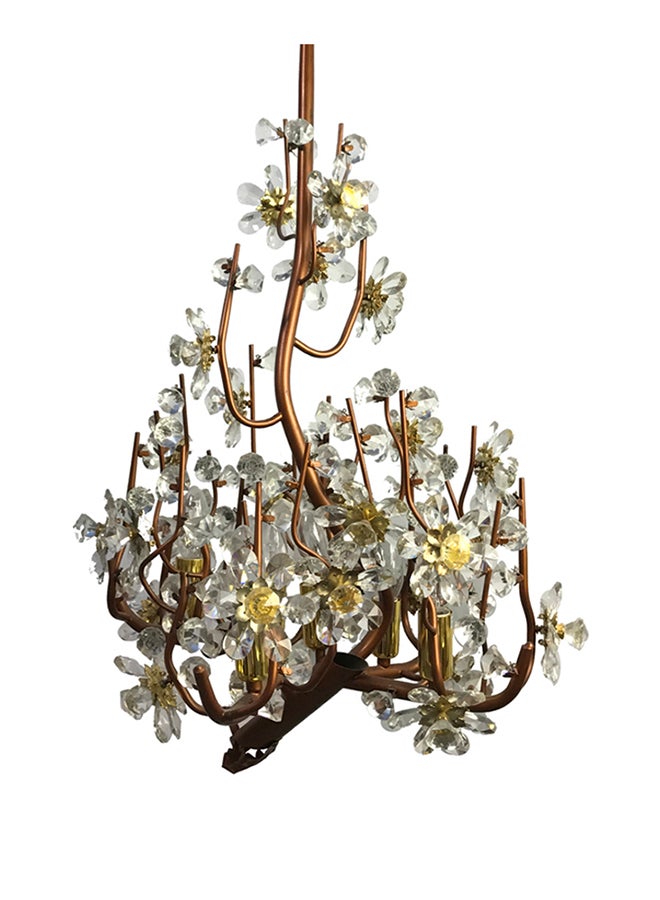 Chandelier Bronze/White/Gold 50x80cm