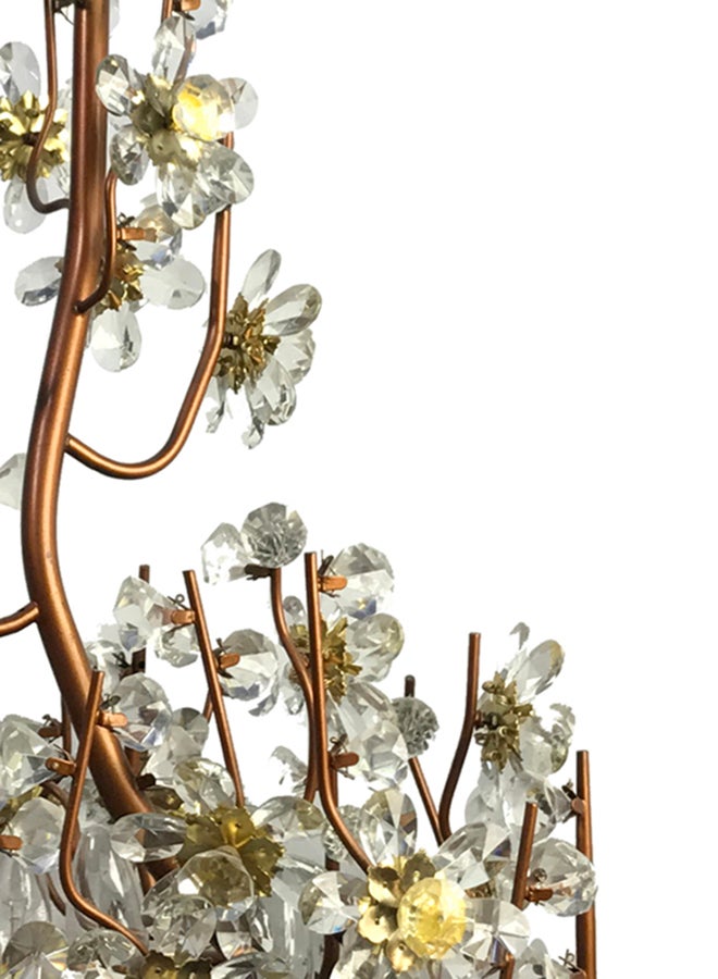 Chandelier Bronze/White/Gold 50x80cm