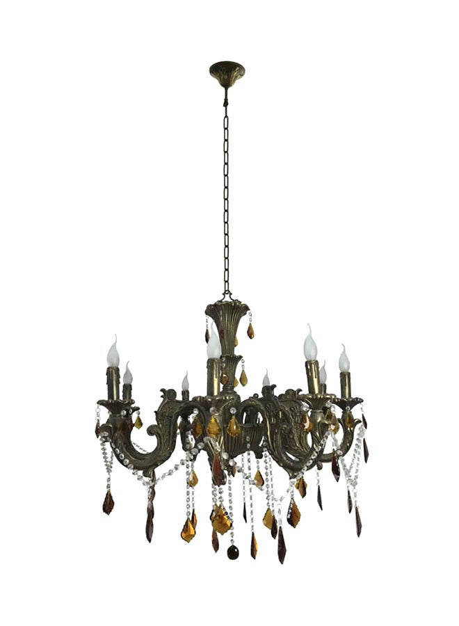 Crystal Chandelier Grey/Gold/Clear