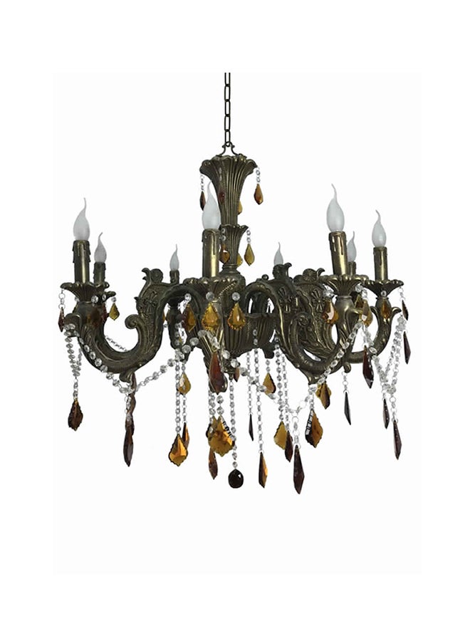 Crystal Chandelier Grey/Gold/Clear