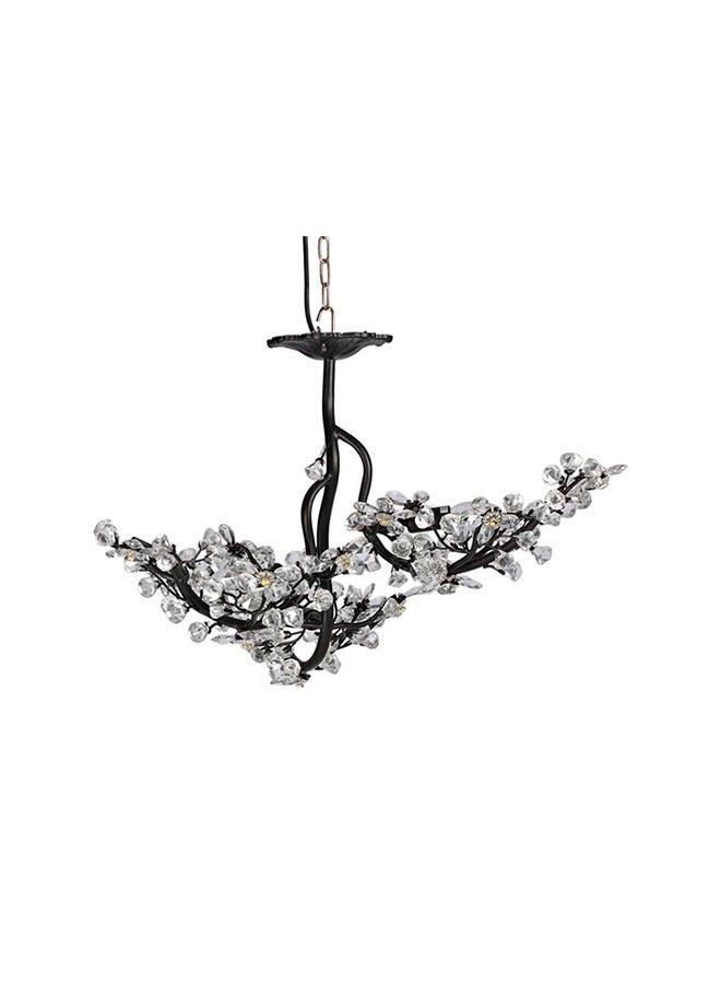 Branch Of Life Chandelier Black/Clear 50x50cm