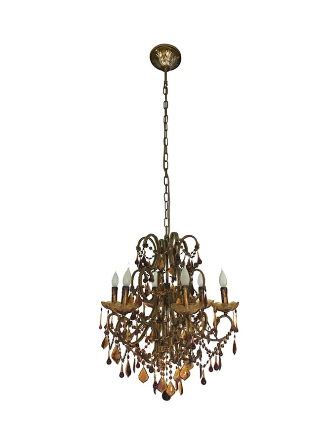 Chandelier Gold/White