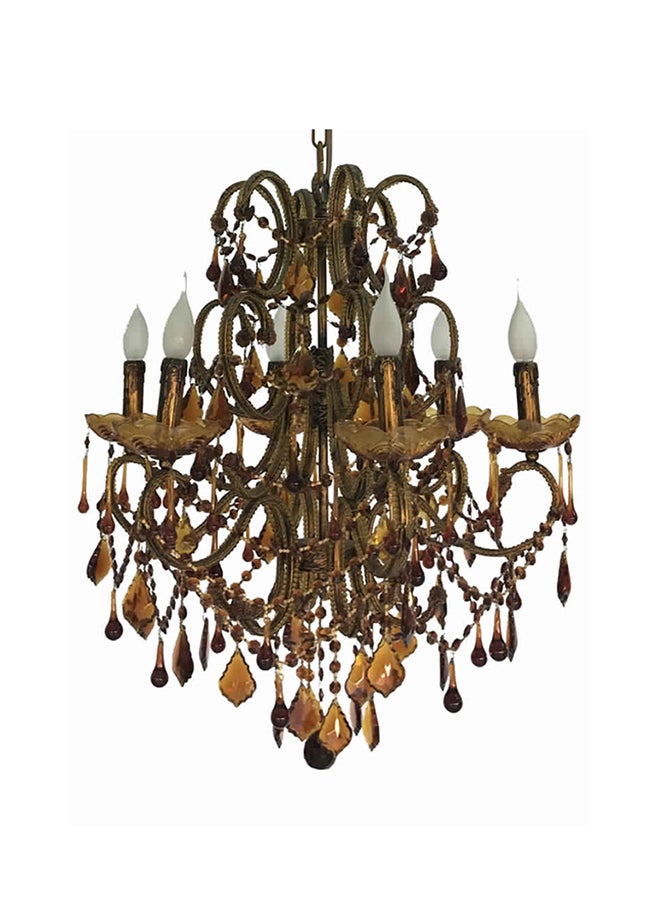 Chandelier Gold/White