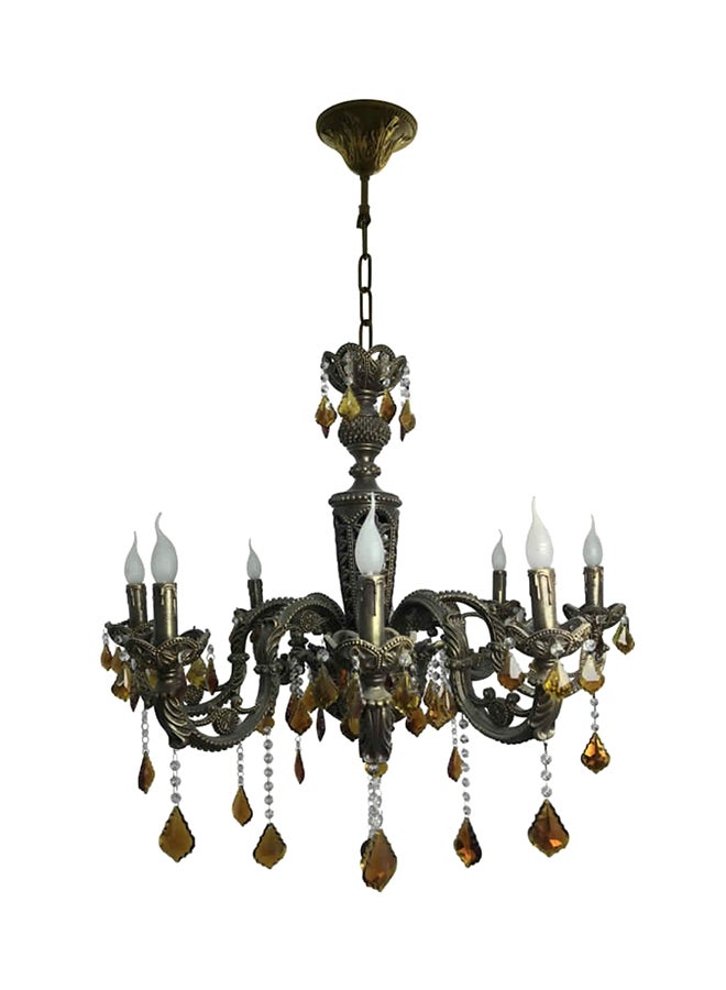 Chandelier Green/White/Gold