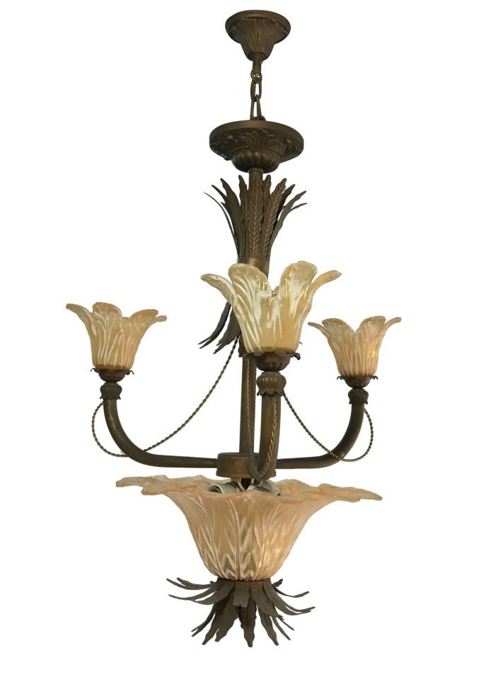 Antique Flower Chandelier D50xH90cm