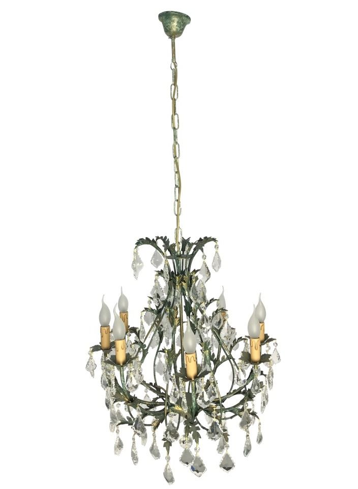 Antique Chandelier with Crystal - D55xH65cm