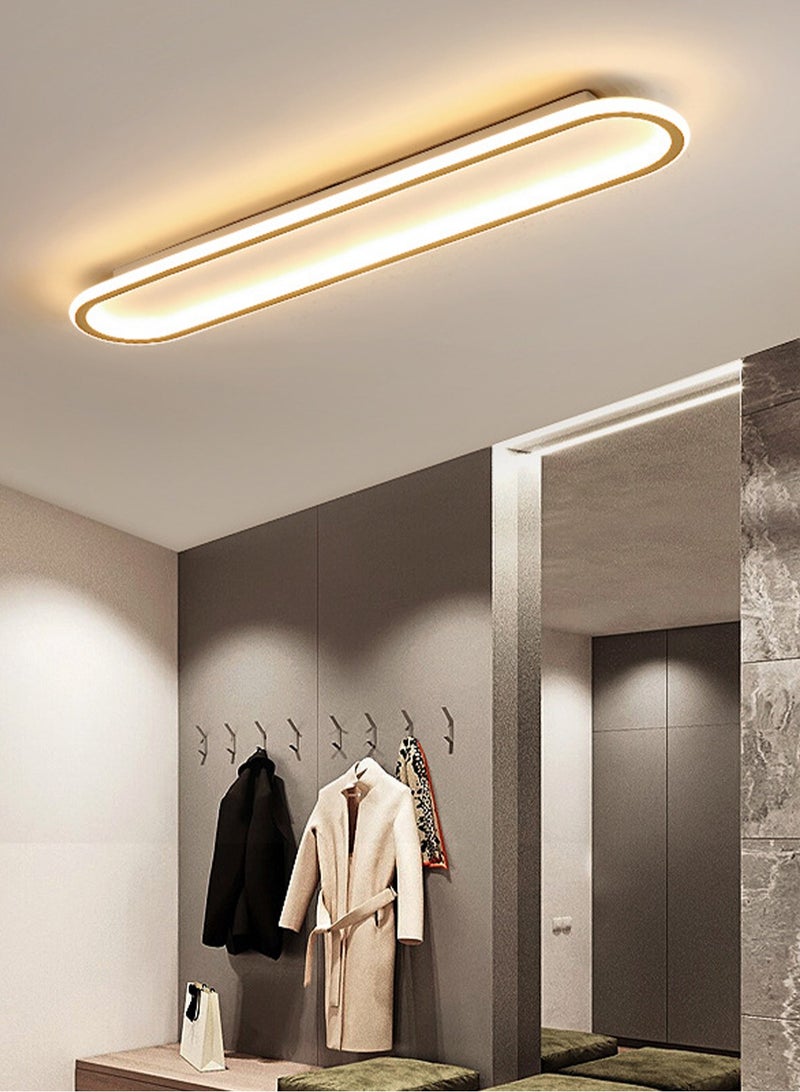 (BLACK-60CM) simple modern LED ceiling light  aisle light  bedroom living room corridor light creative balcony light